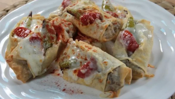 İşte karniyarık böreği