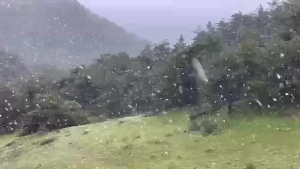 Haziran ayına günler kala kar sürprizi