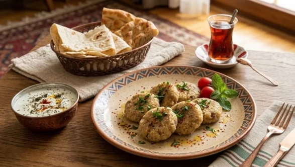 Buharda pişen bulgurlu ve kıymalı köfte