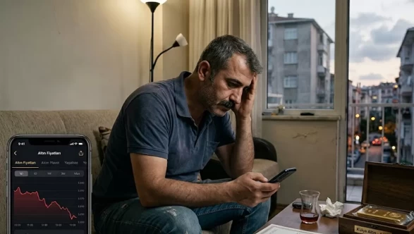 Evini satıp altına yatırdı