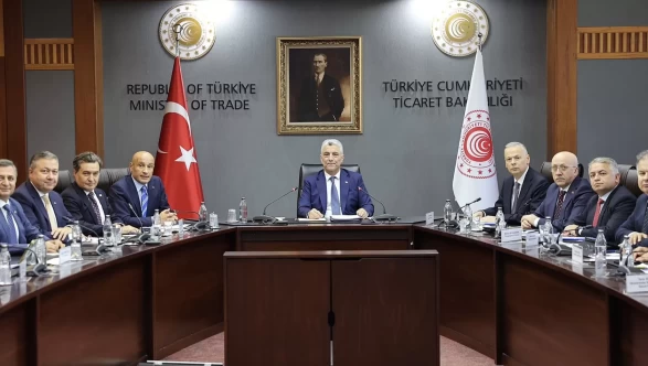Ticaret Bakanı Bolat, TİM Başkanı Gültepe ve yeni yönetimi kabul etti
