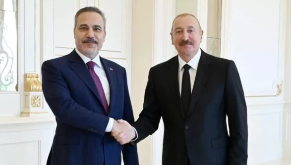 Azerbaycan Cumhurbaşkanı Aliyev, Bakan Fidan'ı Bakü'de kabul etti! 3 kritik konu masada