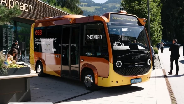 Otokar’ın otonom otobüsü Avusturya yollarında