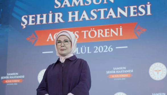 Emine Erdoğan'dan Samsun'a hayırlı olsun mesajı