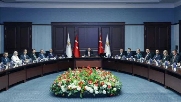 AK Parti MYK, Cumhurbaşkanı Erdoğan başkanlığında toplandı