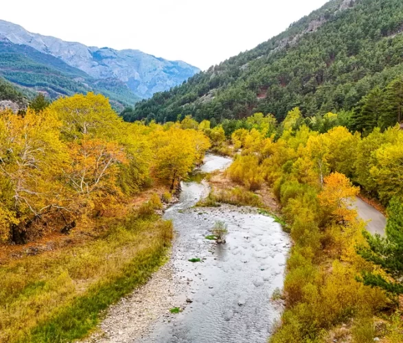 Belemedik Tabiat Parkı sonbaharın renklerine büründü