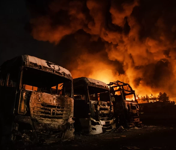 Tahran'da Şehran petrol deposundaki yangın sürüyor