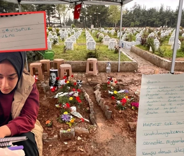 Kahramanmaraş saldırısında ölen öğrencilerin mezarlarına yürek yakan notlar