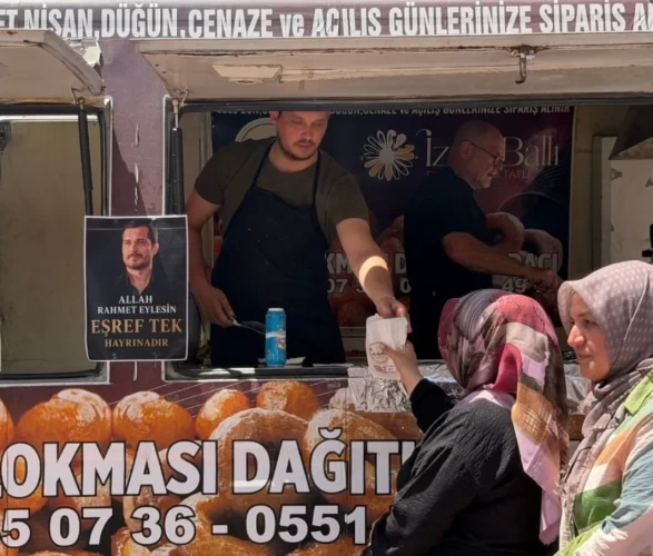 Eşref Rüya'nın sevilen karakteri Eşref Tek için İznik'te lokma dağıtıldı!