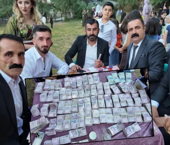 Şırnak'ta 2 gün 2 gece süren düğün: 6 milyon liralık takı töreni!