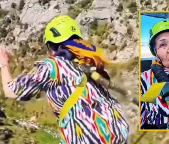 80 yaşındaki kadın 35 metrelik dönme dolaptan atladı!