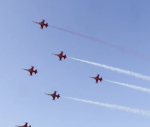 Türk Yıldızları'ndan Yalova semalarında nefes kesen gösteri