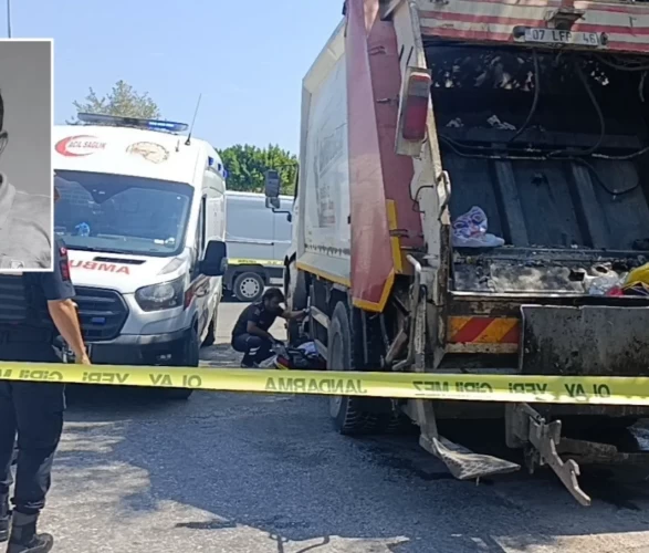 Temizlik işçisi çöp kamyonunun altında kalarak hayatını kaybetti