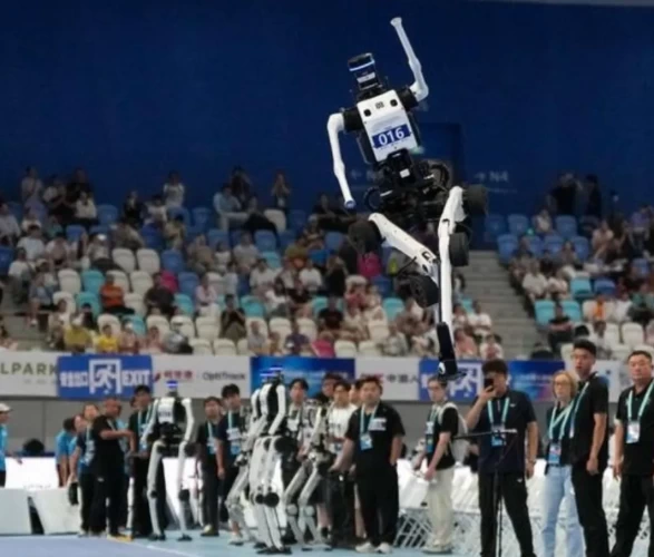 Dünya İnsansı Robot Oyunları'ndan dikkat çeken görüntüler
