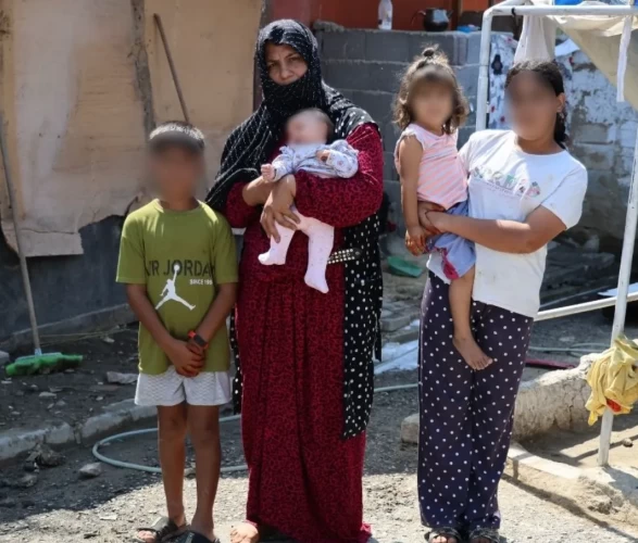 1,2 milyon liralık borçla hayvan pazarı ahırındaki çadıra mahkum oldu!