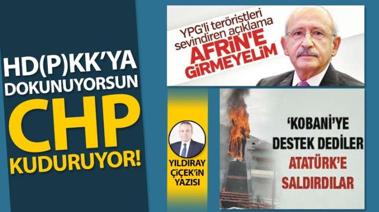 HD(P)KK'ya dokunuyorsun, CHP kuduruyor!