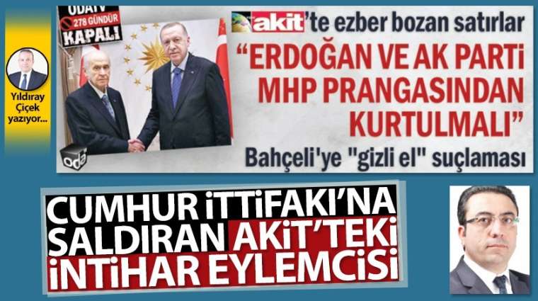 Cumhur İttifakı'na saldıran Akit'teki intihar eylemcisi