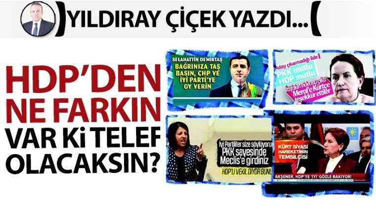 HDP'den ne farkın var ki telef olacaksın?