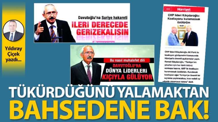 Tükürdüğünü yalamaktan bahsedene bak!