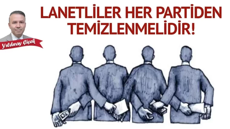 Lanetliler her partiden temizlenmelidir!
