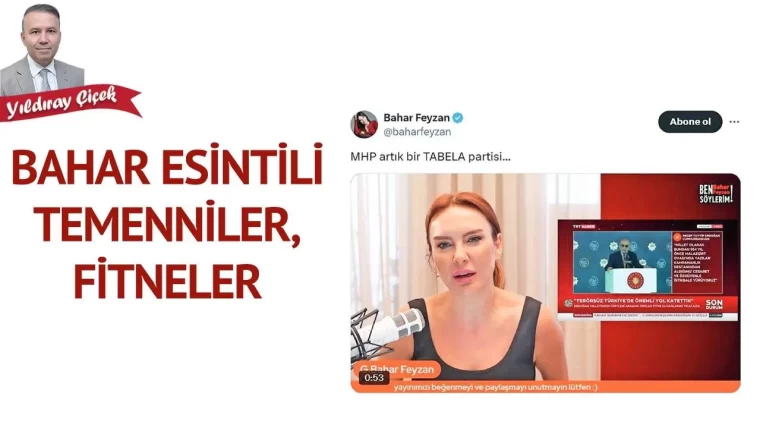 Bahar esintili temenniler, fitneler ve iftiralar!