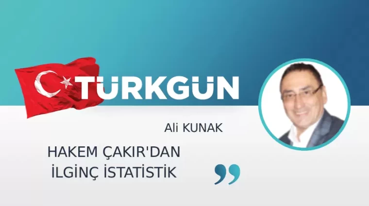 Hakem Çakır'dan ilginç istatistik