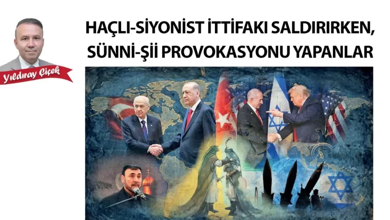 Haçlı-siyonist ittifakı saldırırken, Sünni-Şii provokasyonu yapanlar