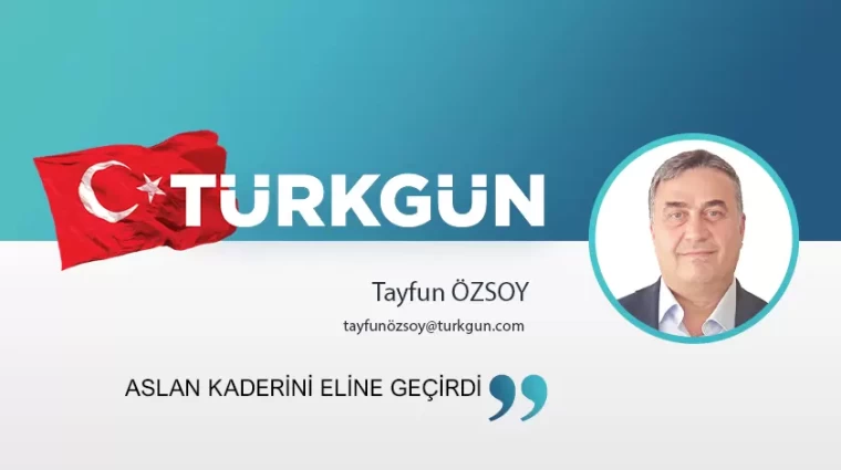 Aslan kaderini eline geçirdi