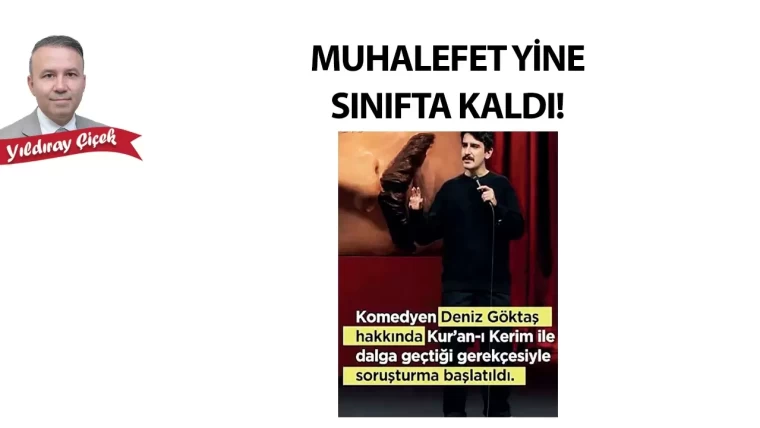 Muhalefet yine sınıfta kaldı!