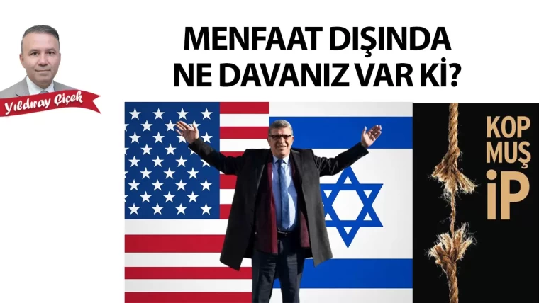Menfaat dışında ne davanız var ki?