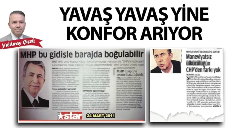 Yavaş yavaş yine konfor arıyor