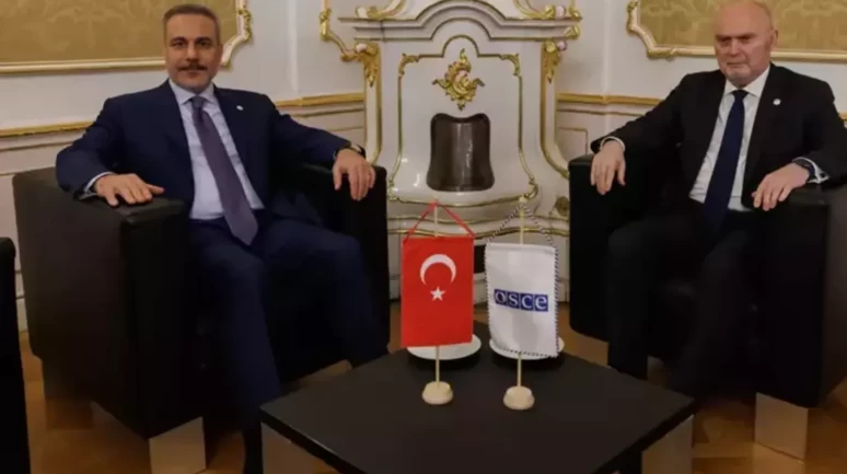 Bakan Fidan, AGİT Genel Sekreteri Sinirlioğlu ile Viyana’da görüştü