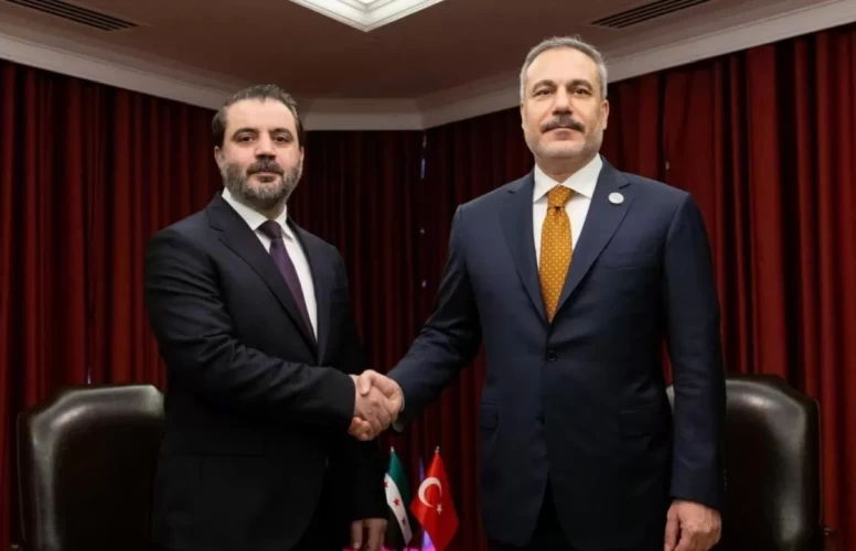 Dışişleri Bakanı Fidan, Suriyeli mevkidaşı ile bir araya geldi