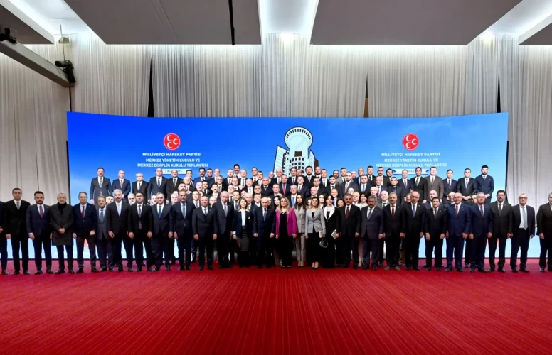 MHP Lideri Bahçeli başkanlığında MYK-MDK ortak toplantısı ATO’da gerçekleştirildi