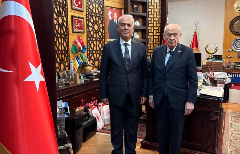 MHP'li Yusuf Kanlı'dan Lider Bahçeli'ye ziyaret