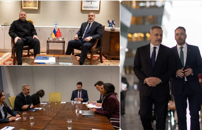 Bakan Fidan, Kanada, Belçika ve Ukrayna ile kritik görüşmeler yaptı