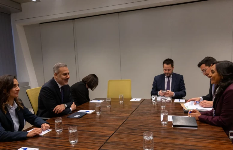 Bakan Fidan, Kanada Dışişleri Bakanı Anand ile bir araya geldi