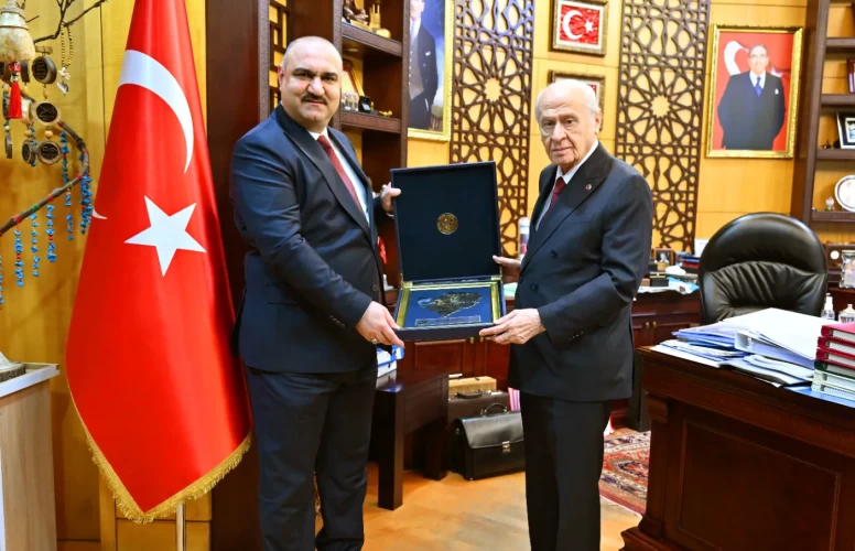 MHP Lideri Bahçeli, Kerkük Valisi Muhammed Seman Ağa’yı kabul etti