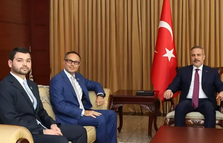 Bakan Fidan, TÜRKPA Genel Sekreteri Ramil Hasan'ı kabul etti