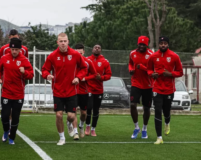 Samsunspor, Rayo Vallecano maçı hazırlıklarına başladı