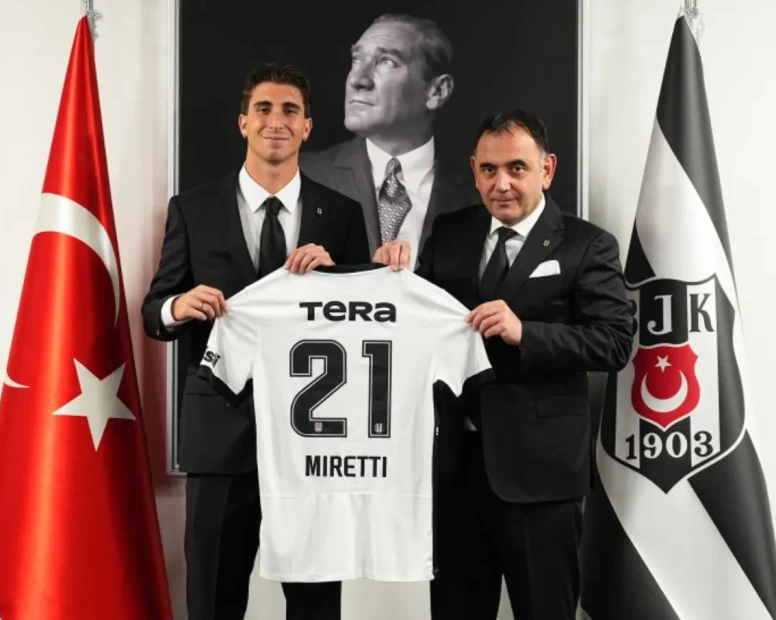 Beşiktaş, Fabio Miretti'yi kadrosuna kattı