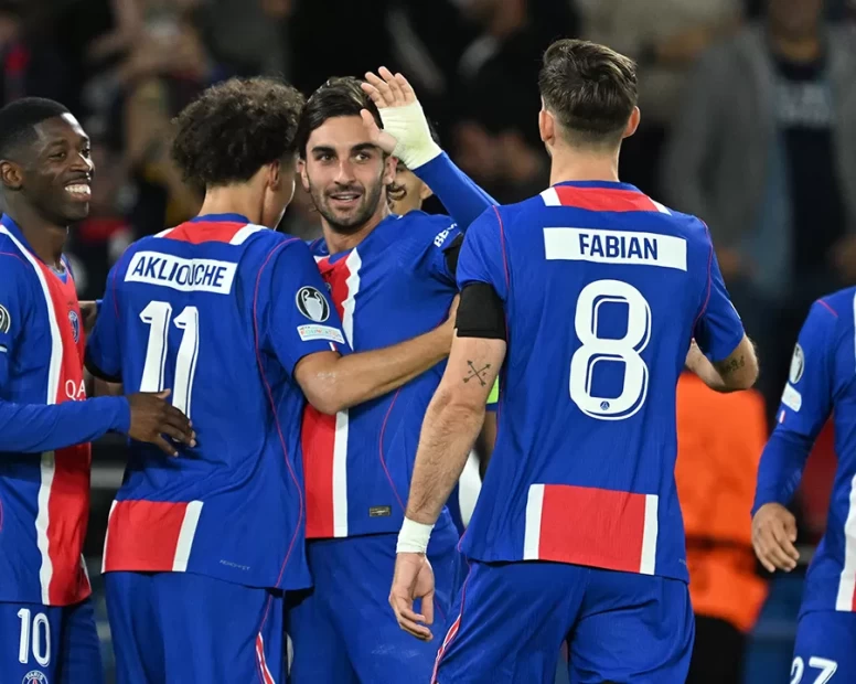 PSG, Slovan Bratislava'yı gole boğdu
