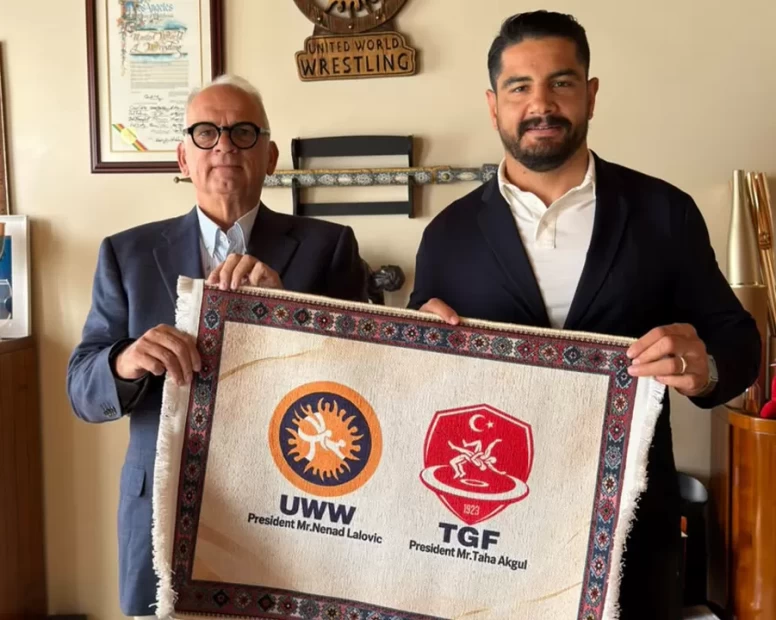 Taha Akgül'den UWW Başkanı Lalovic'e ziyaret