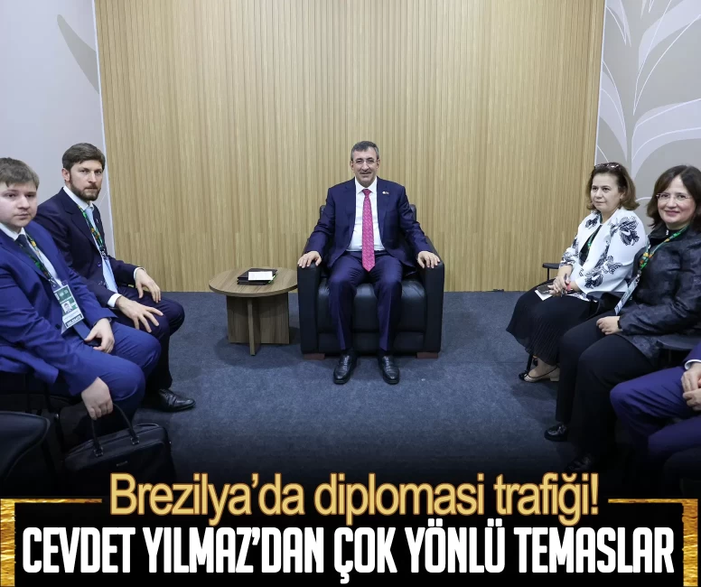 Cevdet Yılmaz’dan Brezilya’da yoğun diplomasi trafiği