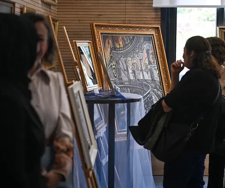 GSK Kültür Sanat Akademisinin "Evvel Bir Mirasın İzinde" karma sergisi açıldı