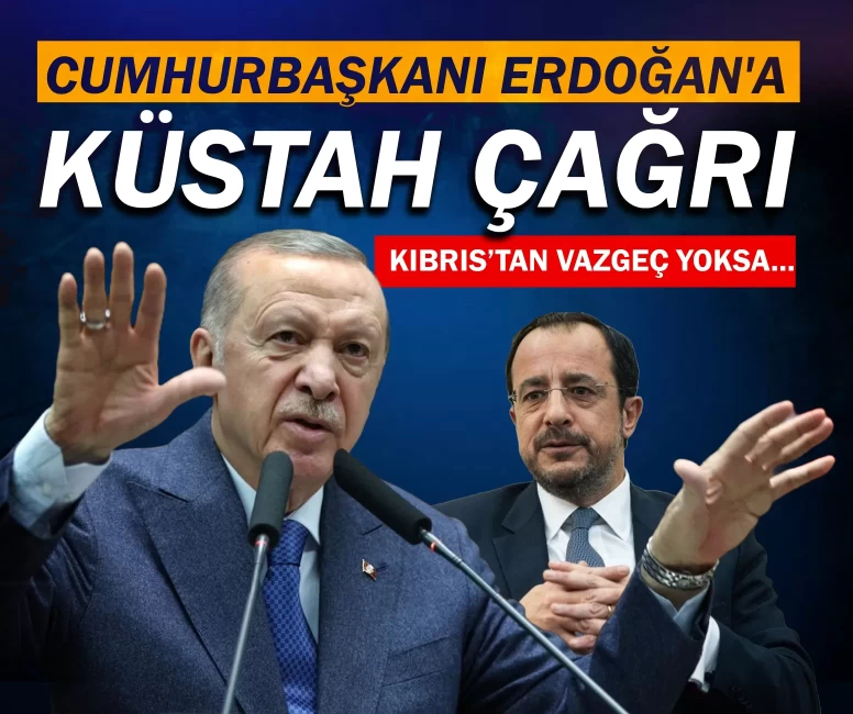 GKRY'den Cumhurbaşkanı Erdoğan'a küstah çağrı: Kıbrıs’tan vazgeç yoksa...