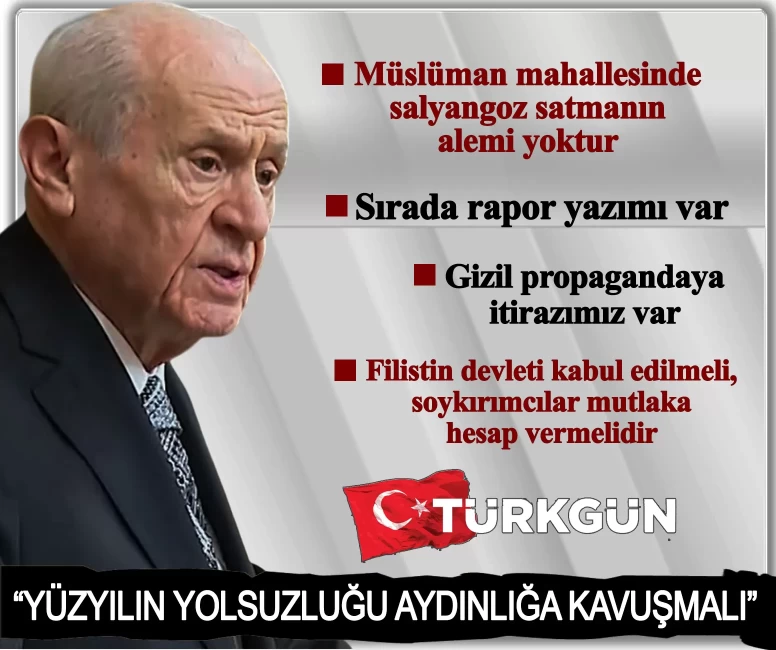 Türkgün sordu, MHP Lideri Devlet Bahçeli cevapladı! "Yüzyılın yolsuzluğu aydınlığa kavuşmalı"