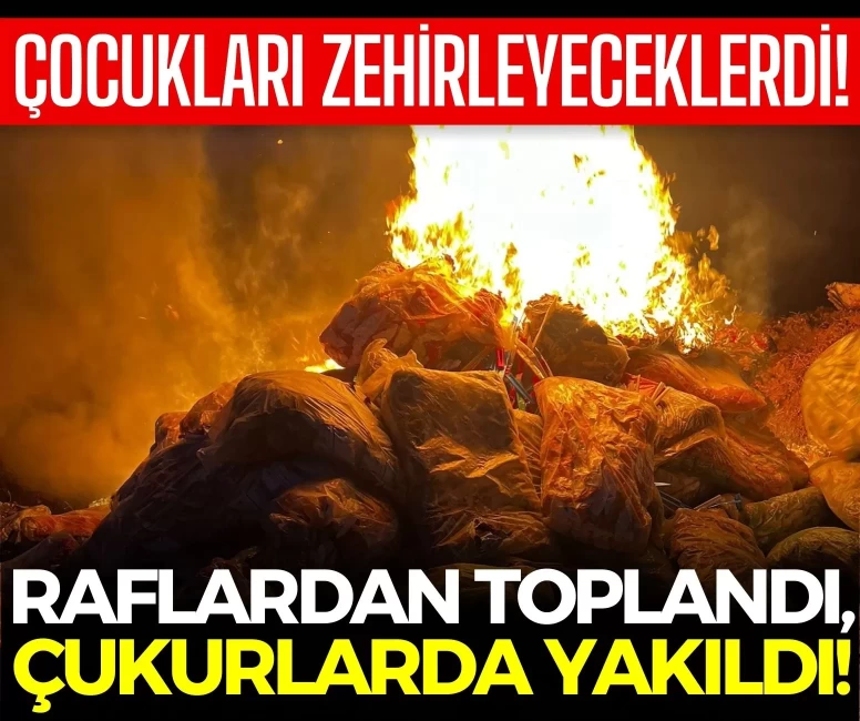 Tarihi geçmiş ürünlerle çocukları zehirleyeceklerdi!