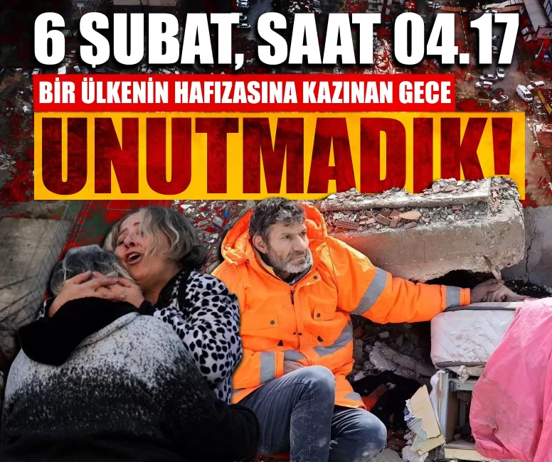 6 Şubat: Saatlerin durduğu, Türkiye’nin yüreğinin enkaz altında kaldığı gün