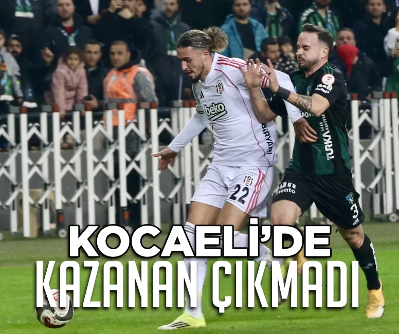 Kocaeli'de kazanan çıkmadı